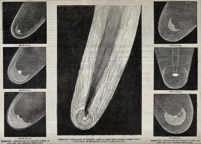 Illustration for article titled Stunning Depictions of Ancient Comets That Scared the Hell Out of Humans